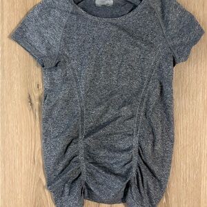 Athleta Gray Short Sleeve Women's Top
